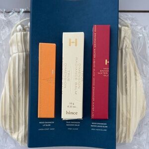 Hince Lip Glow, Radiance Balm & Water Liquid Glow Set - New